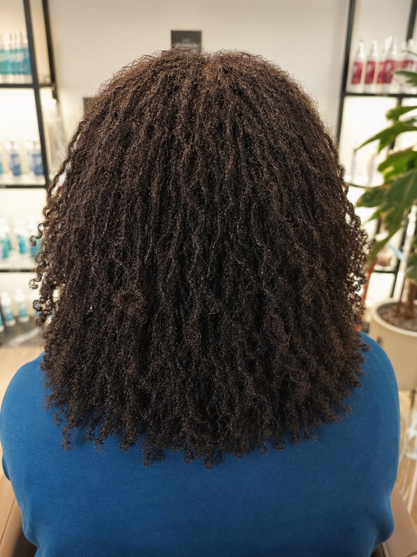 Defined coil locs in salon
